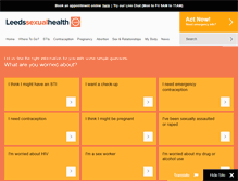 Tablet Screenshot of leedssexualhealth.com